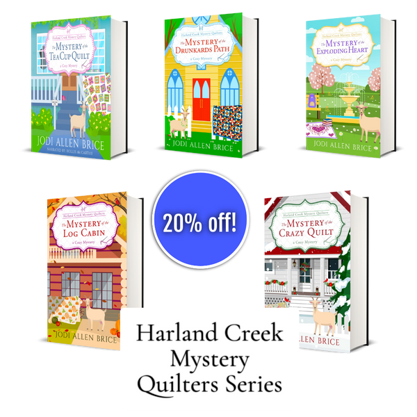 Harland Creek Mystery Quilters Book Bundle Print Books 1-5