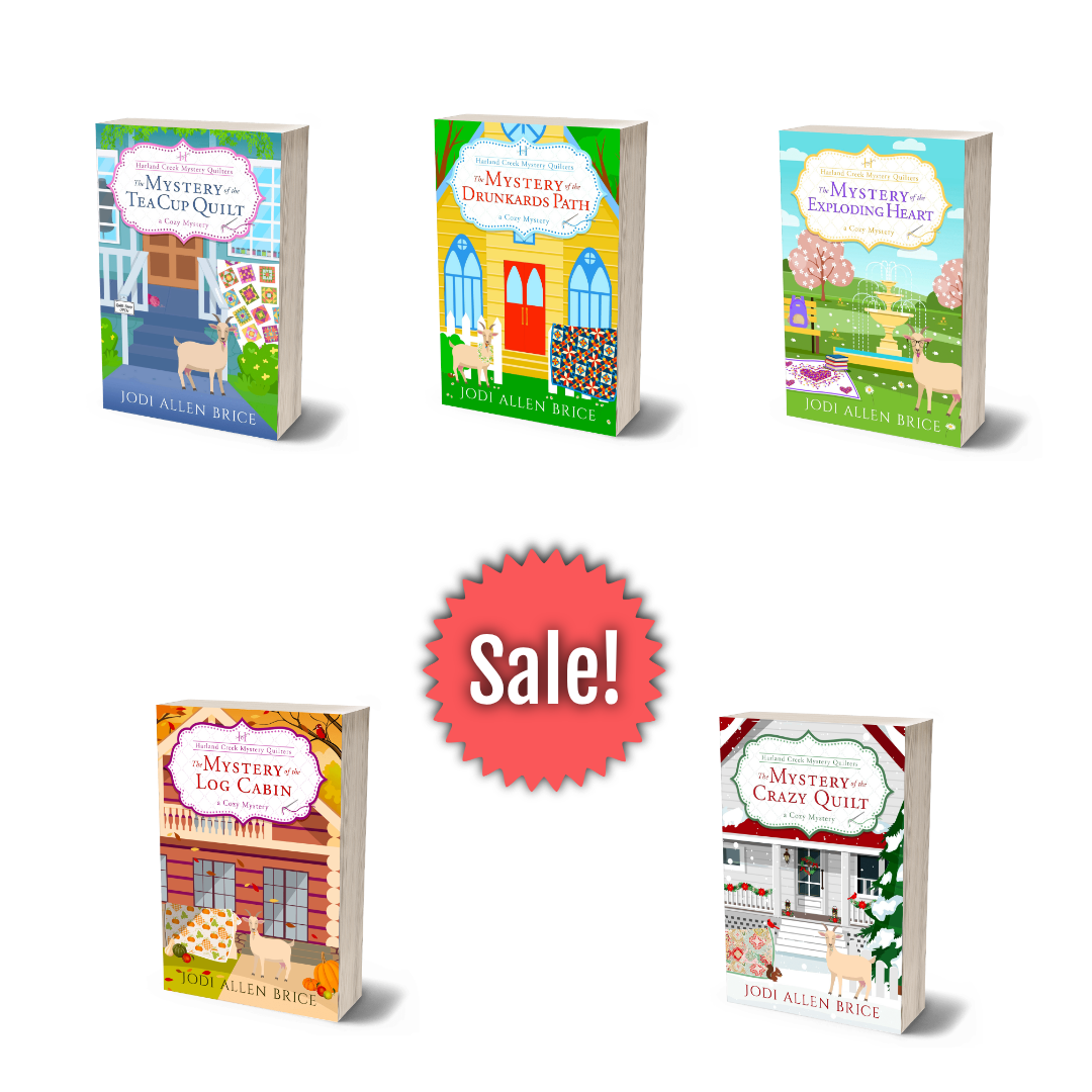 Harland Creek Mystery Quilters Book Bundle Print Books 1-5